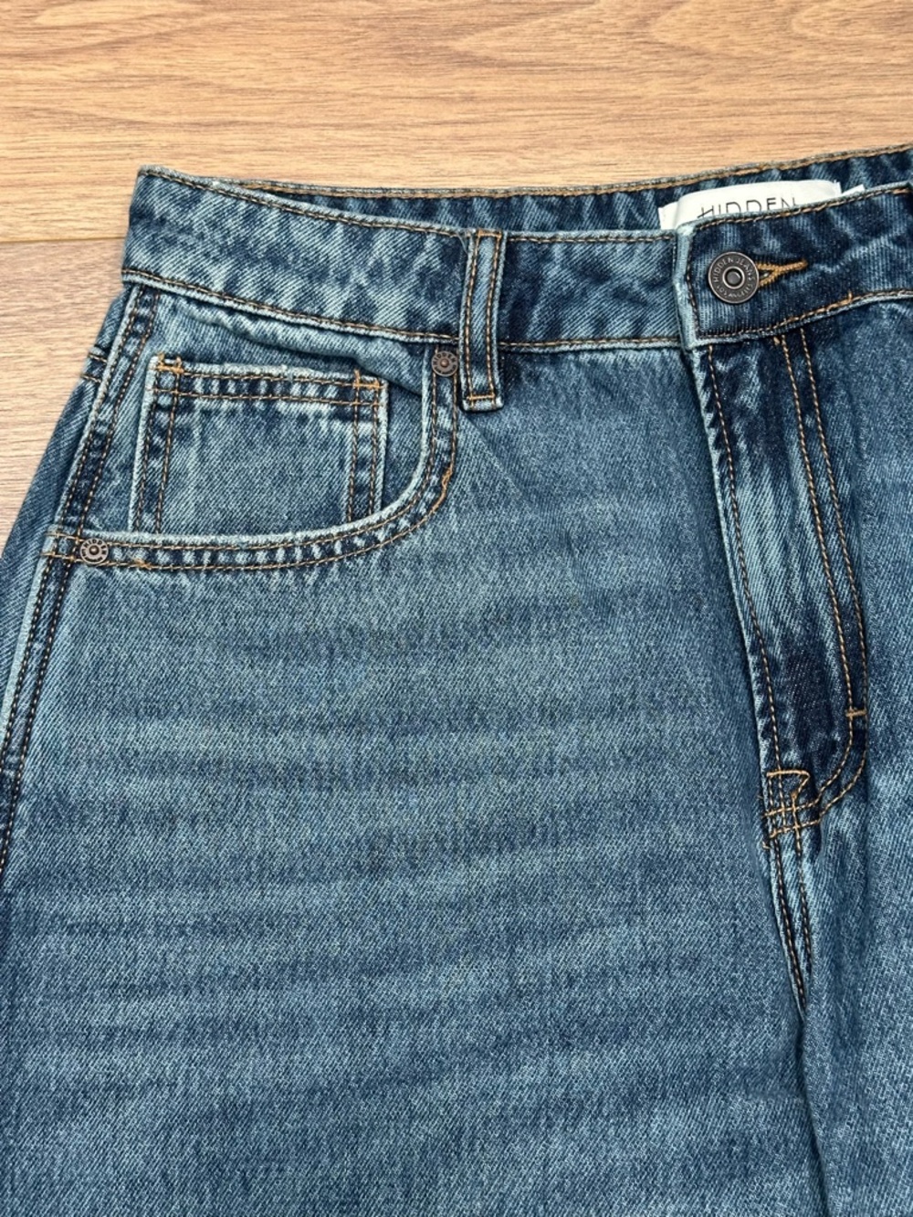 Hidden Sammie High Rise Barrel Jean Size 27 - Picture 4 of 12